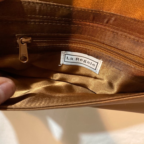 La Regale Clutch Evening Bronze Bag - Picture 2 of 3